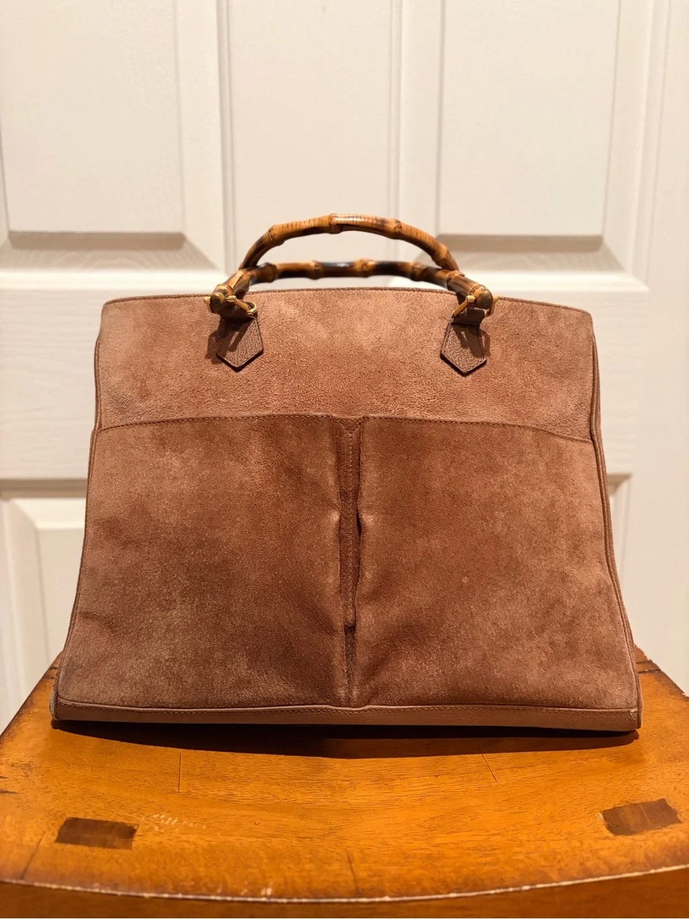 Vintage Gucci Bamboo-Handle Dana Tote Bag